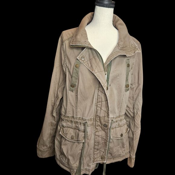Hollister Women's Y2k Utility Jacket Cargo XL - Picture 1 of 11